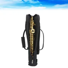 58 см профессиональный бренд Портативный прочный прямая трубка сопрано саксофон Gig сумки sax чехол мягкий рюкзак ремень