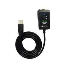 Высокое Качество USB 2.0 для Последовательный ИНТЕРФЕЙС RS-232 DB9 9-контактный Адаптер Длина 1 М USB К RS232 конвертер Кабель FTDI Чипсета ПОДДЕРЖКА WIN10