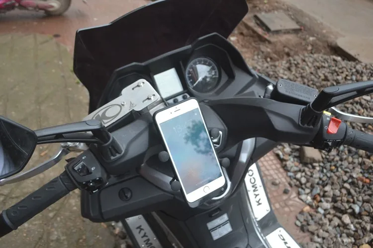 C650GT алюминиевый сплав мотоциклетный держатель для телефона C650GT поддержка телефона мото держатель для gps держатель для iPhone XR Xs Max