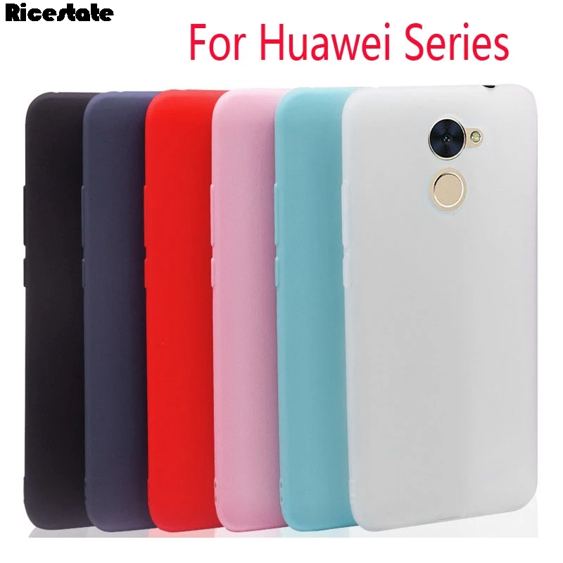 Матовые мягкие чехлы для Huawei Y7 Prime 2018 Nova 2 2i 3 3i Honor 8X 6X 6A 7X P9 P10 P20 Mate 10 Pro 8 P8 lite 2017