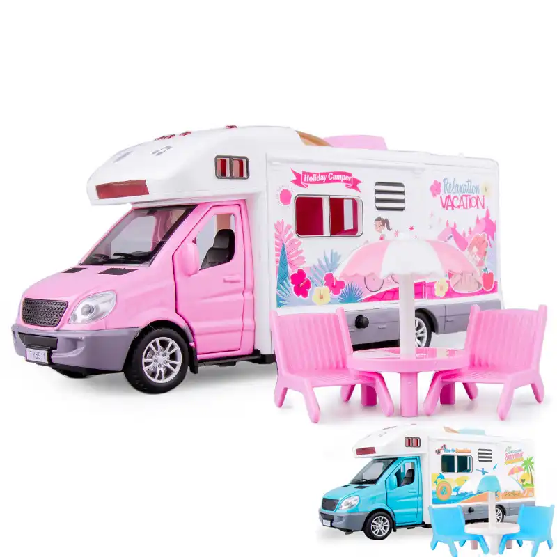 barbie car and caravan