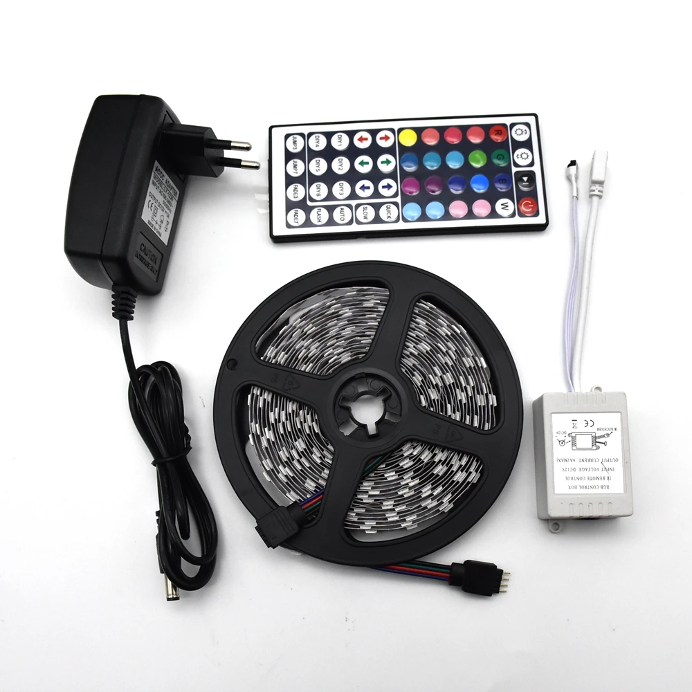 Светодиодная лента 5050 RGB гибкий свет DC12V ТВ задний фон потолочный светильник