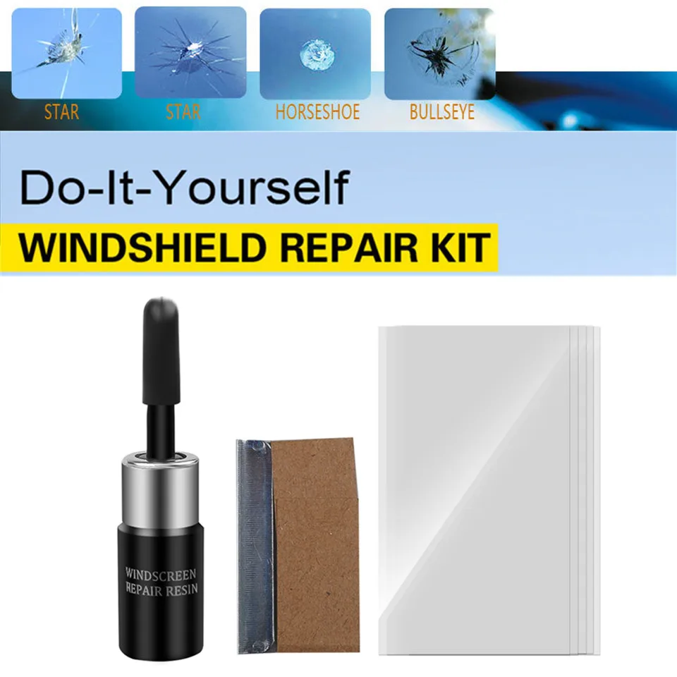 

Car Windshield Repair Resin Kit DIY Car Window Repair Tools Auto Glass Scratch Crack Restore Window glass Curing Glue