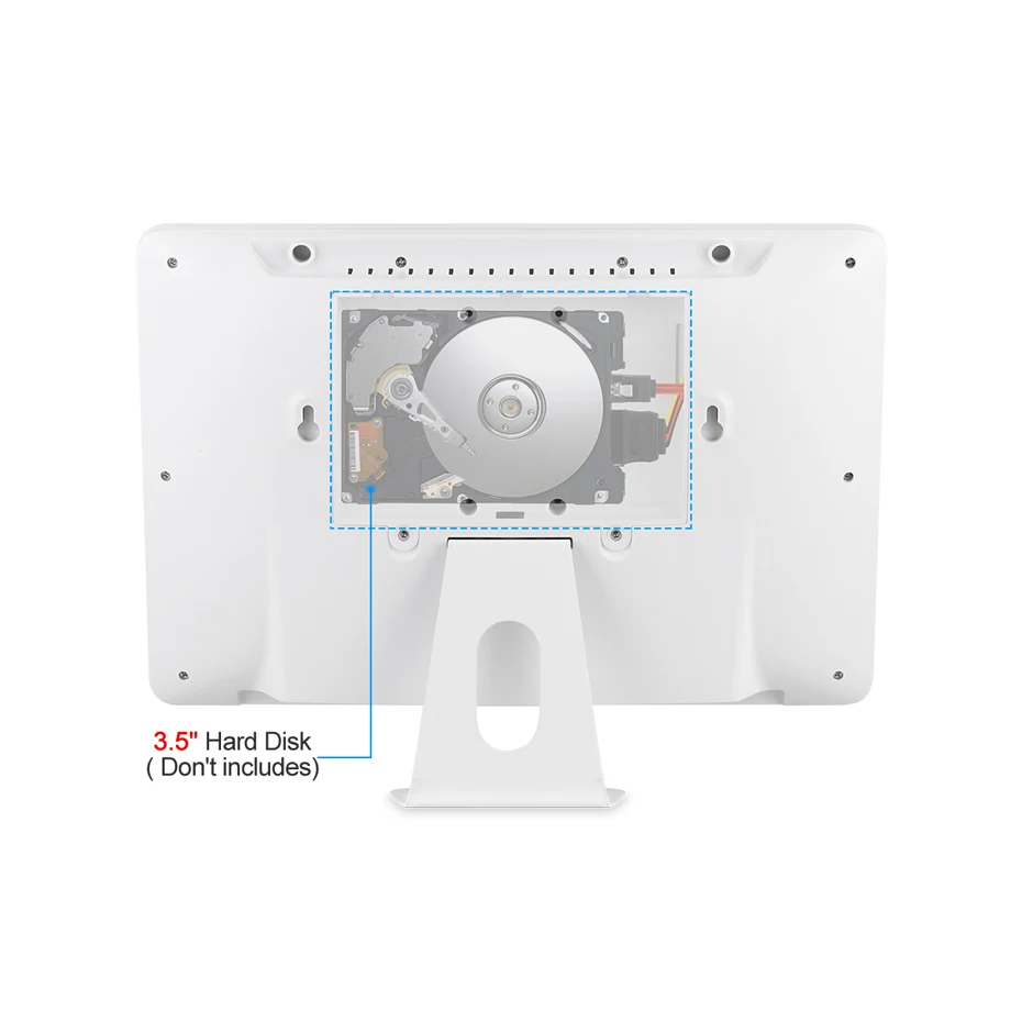 Techege 4CH 1080P POE NVR с 15 6 &quotЖК монитором 2MP уличная камера безопасности система