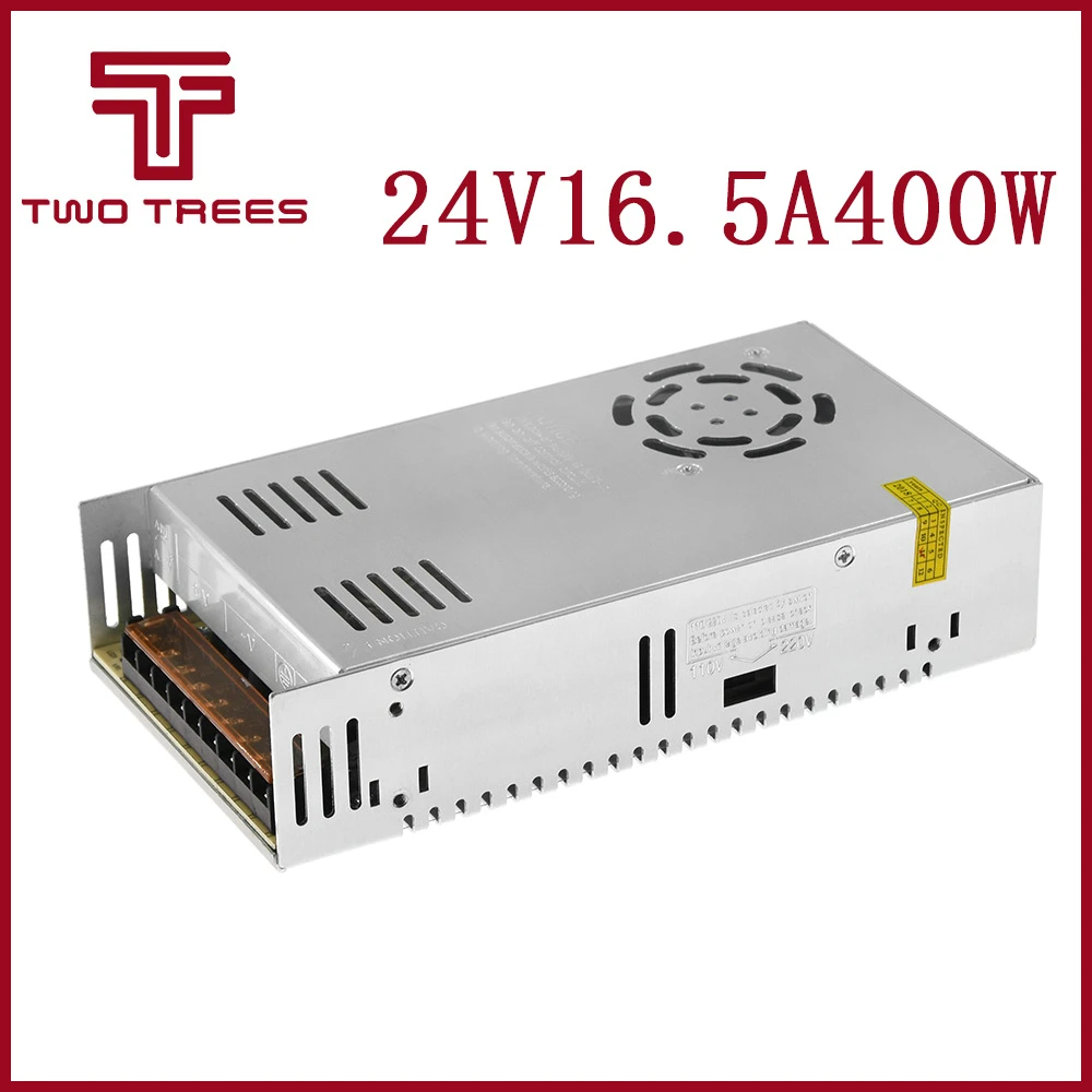 

Single Output Switching power supply 24V 16.5A 400W Transformer 110V 220V AC To DC 24V 16.5A SMPS For Led Strip 3D printer