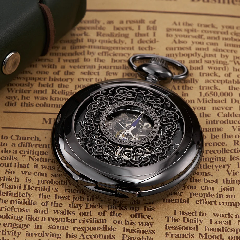Buy Top Brand OUYAWEI Mechanical Pocket Watch Men