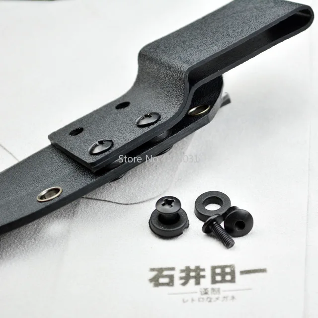 

4Pieces back clips Screw for Kydex K sheath Thermoplastic board Sheet DIY knife scabbard Protector
