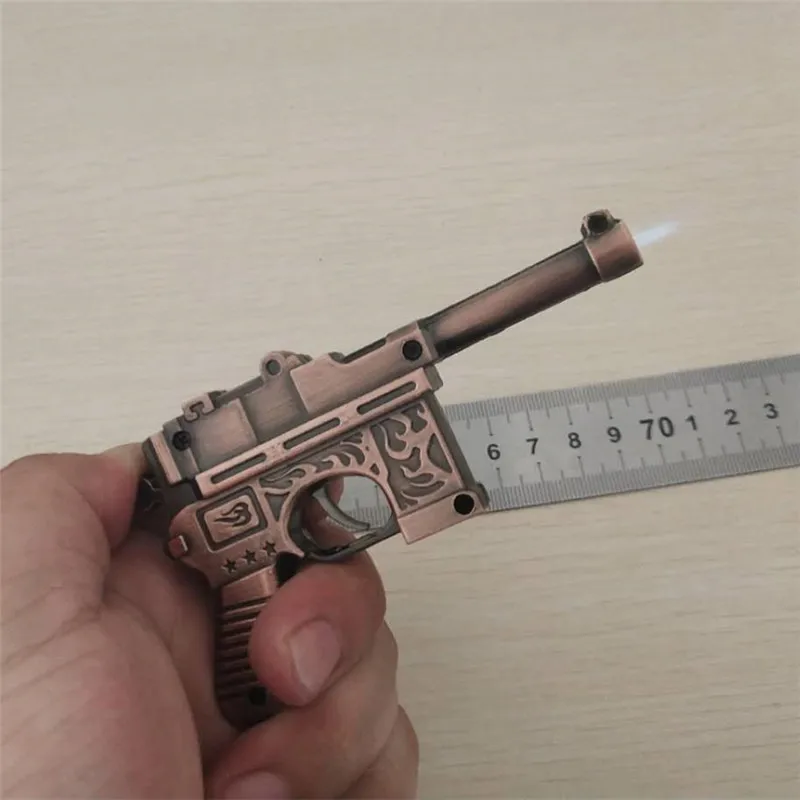 Cigarette Accessories Vintage crafts Butane gas metal lighters Pendant