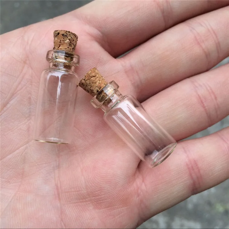 Glasfläschchen Korken Mini Fläschchen Flasche Glasflaschen Glas Stück 8-14 ml 