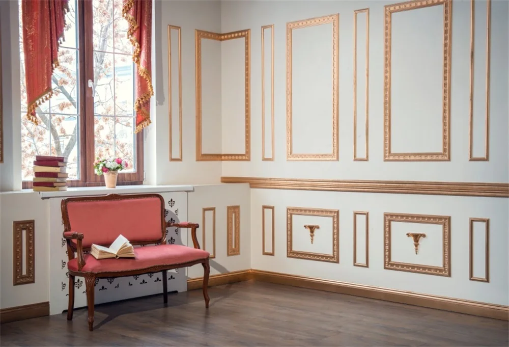 

Laeacco Room Interior Window Armchair Wooden Floor Photography Backgrounds Customized Photographic Backdrops For Photo Studio