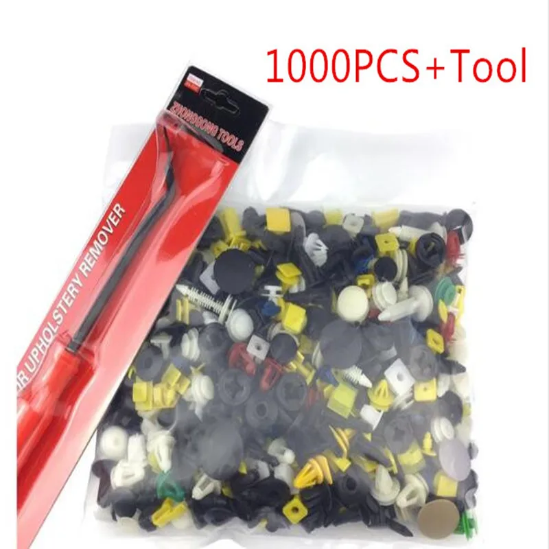 

600PC Mixed Car Door Panel Lining Bumper Fastener Door Plank Ceiling Trunk Fixed Clamp for Ford Universal Interior Clip