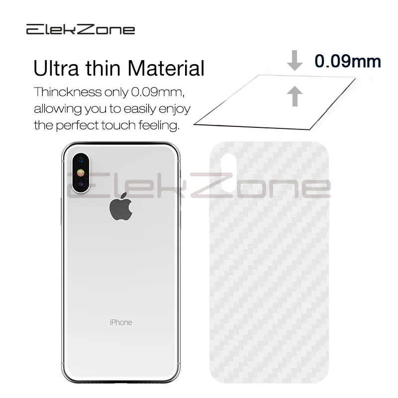 5 шт./лот для iPhone 6 7 8 Plus X SE 3D протектор экрана из углеродного волокна xs MAX xr задняя