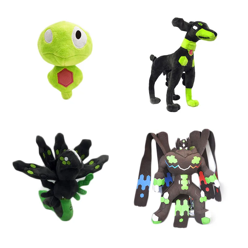 

18-30cm Cartoon Anime Zygarde Evolution 10% 50% 100% Zygarde pokemones Stuffed Plush Toys Cute Plush Toys Gifts for Children