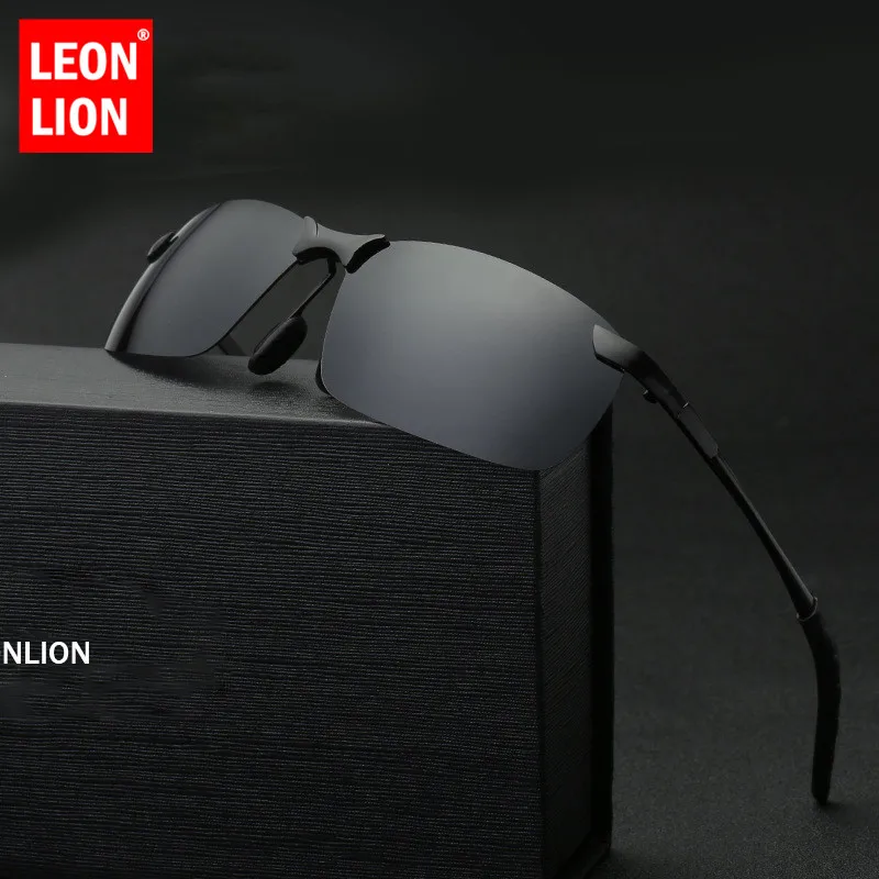 Солнцезащитные очки LeonLion в металлической оправе для мужчин и женщин