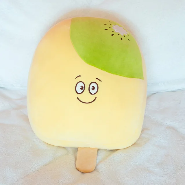 cantaloupe 1 шт., милая мягкая плюшевая игрушка из арбуза, клубники, лимона, диванная подушка, кукла, подарок на день рождения для девочек высокого качества - Цвет: cantaloupe