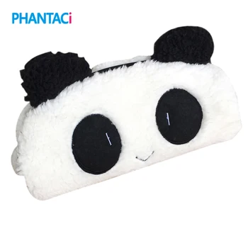 

Kawaii Noverty Pencil Case Plush Panda Pencil Bag Large Capacity Pen Bag Pouch Cartoon Stationery For Student School Supplies