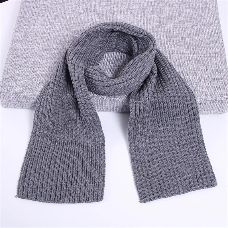 dark grey scarf