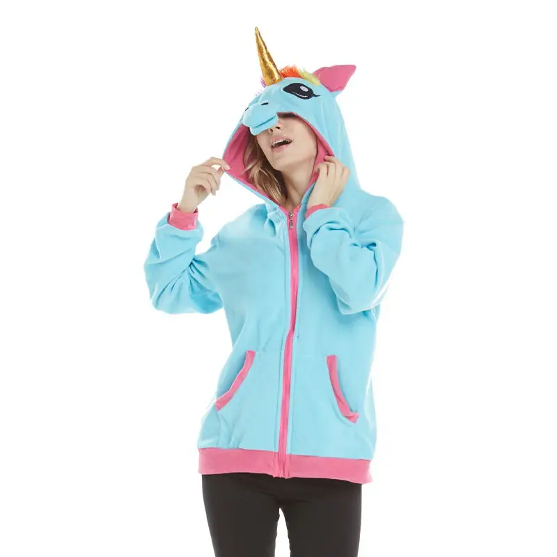 

Golden Horn Tianma Umbreon Costume Hoodie Jacket Cartoon Animal Unisex Fleece Sweatshirts Hooded Hoodies Costume