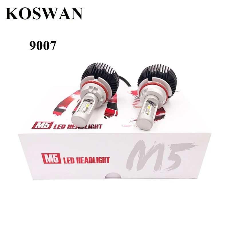 

Plug & Play LED Headlight Bulb 9007 Hi/Lo LED Headlamp Bulb 9007 5600LM 32W 6000K White High Power LED Headlamp Bulb 9007 M5