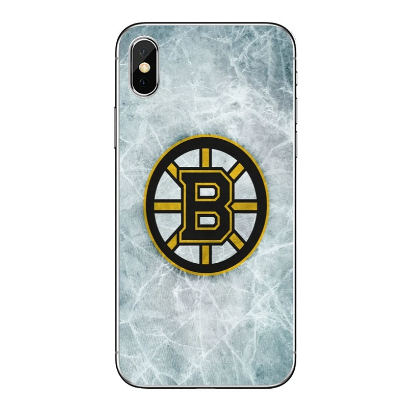 Чехол для iPhone X XR XS Max 8 7 6s 6 plus Boston broins хоккейный для samsung Galaxy S10 S9 S8 S7 S6 edge Plus Lite Note 9 8 - Цвет: Boston-Bruins-A-01