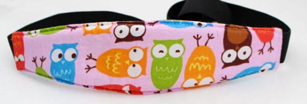1,5 м/5" детское автомобильное сиденье подголовник поддержка головы во сне накладка чехол для детей путешествия аксессуары для интерьера - Название цвета: owl pink