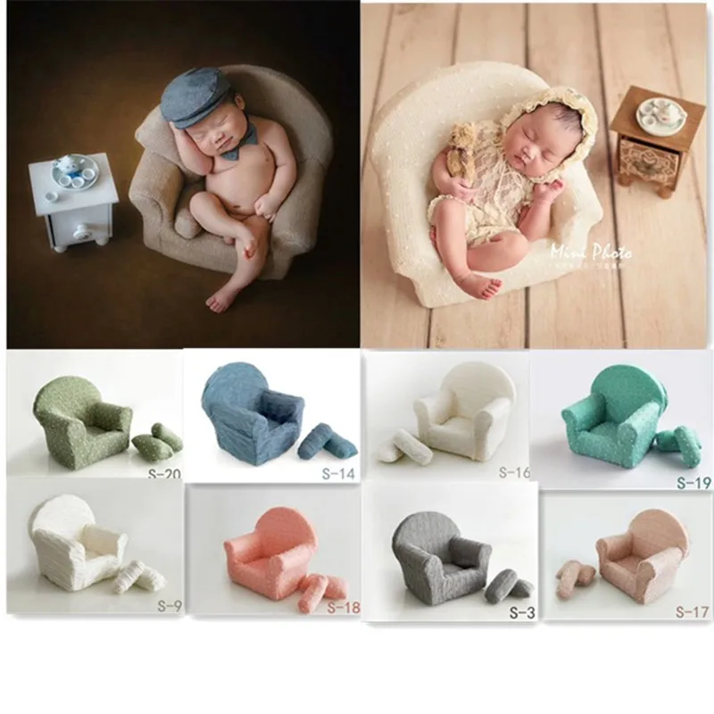 baby sofa newborn photography prop small sofa photo shooting prop baby posing  Studio Infant Photoshoot creative Accessories