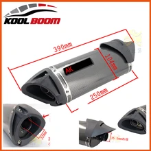 100cc 125cc 150cc 200cc 250cc мотоцикл exhuast JOG RSZ CBR YZF YBR TTR выхлопная труба gy6 мотоцикл глушитель аксессуары для глушителей