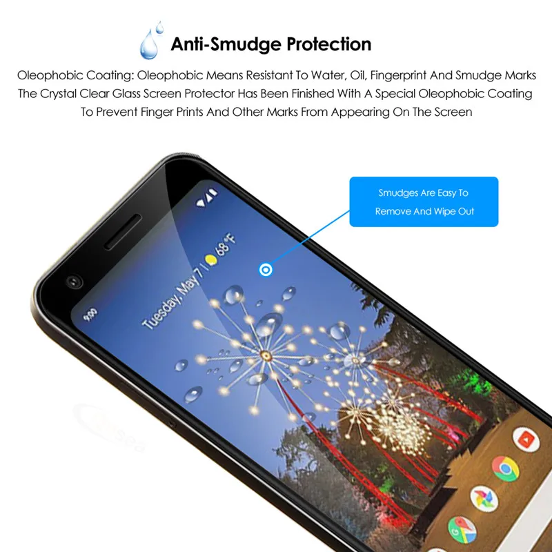 Защитная пленка Qosea для Google Pixel 3a 3a XL 9 H, Защитная пленка для Google Pixel 3 XL 4D, закаленное стекло с изогнутой поверхностью