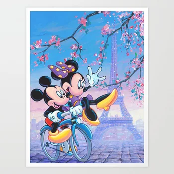 

SepYue 5d Diamond Painting Full Drill Square Disney Tower Mouse Diy Paint with Diamonds Embroidery Cross Stitch Diamond Mosaic