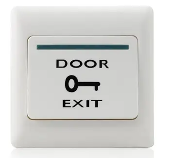

Free Shipping ,exit button for Access control,plastic, door release ,Dim: 86Lx86Wx20H(mm),Wholesale ,min:10pcs