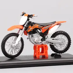 1/18 весы Maisto KTM SXF 450 SX-F мотокросса Diecasts & Toy Vehicles миниатюрные велосипеды для грязи на выносливость гоночный мотоцикл для мальчиков