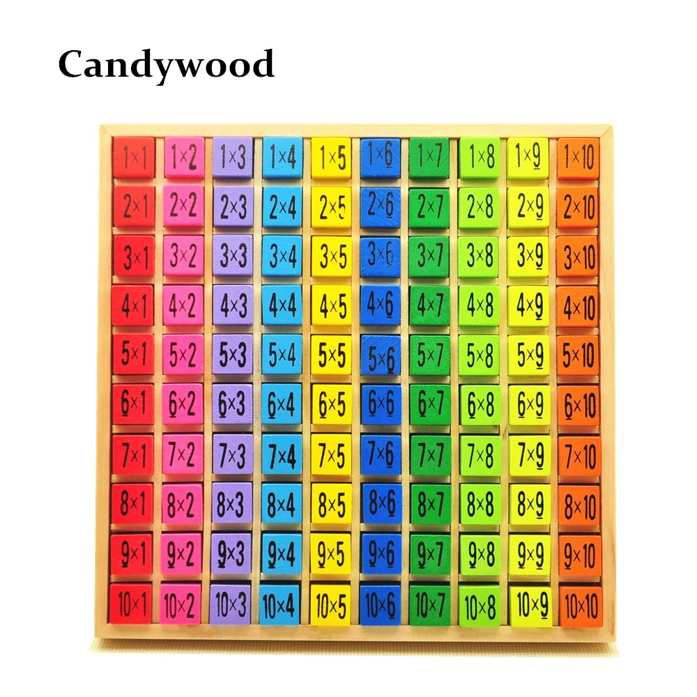 Kids Educational Toys 99 Multiplication Table Math Toy 10