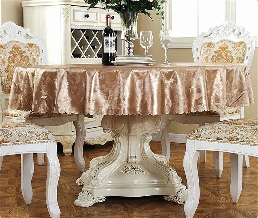 Skup 2019 europejskie luksusowe wodoodporny obrus dla kuchnia jadalnia Decor dekoracja na przyjęcie ślubne obrus wodoodporny obrus