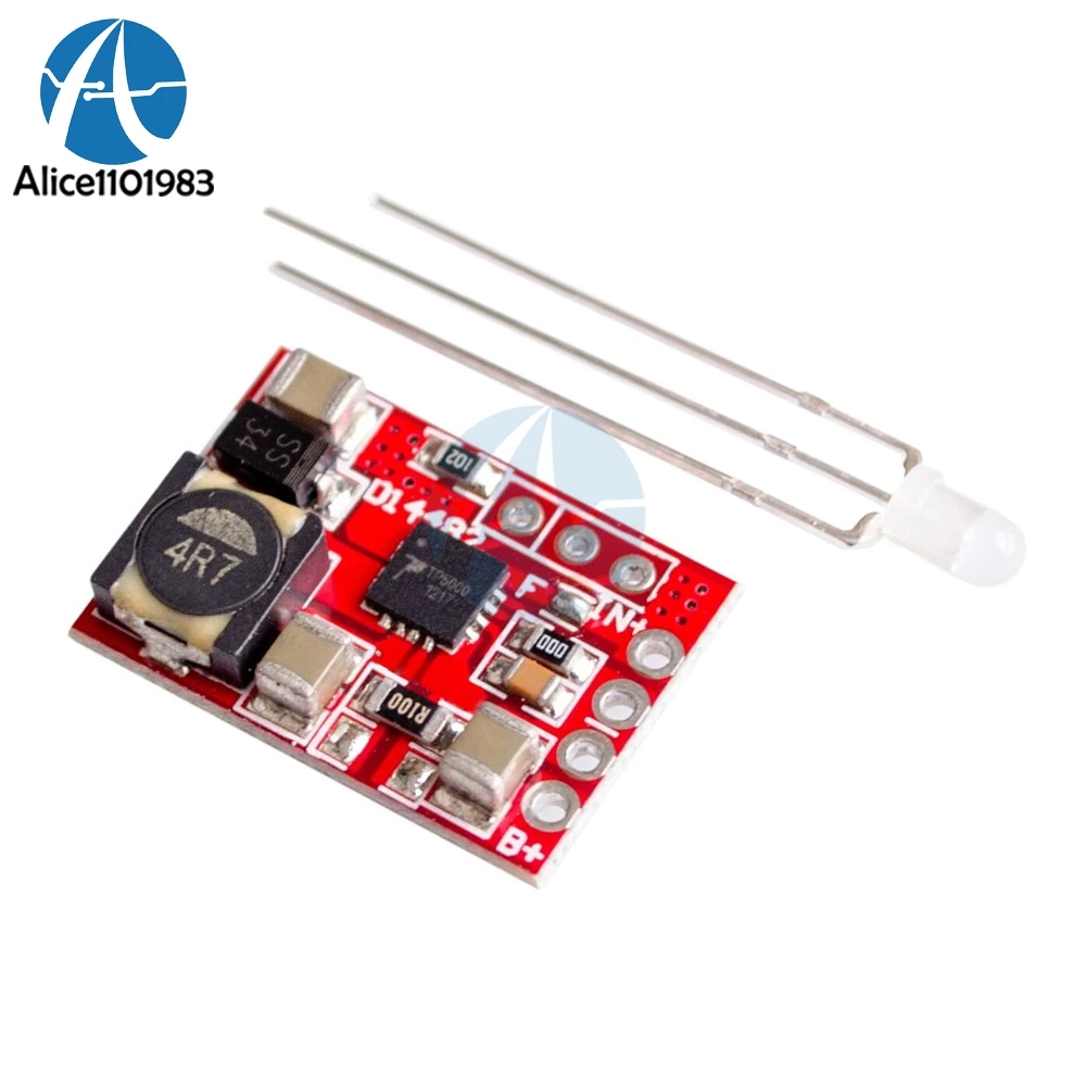 

TP5000 Lithium Battery Charging Board Lithium Iron Phosphate Charger Flash Power Supply Module DC 4.5v-9v 4.2V/3.6V 1A