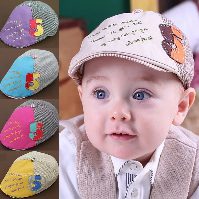 Partido Educación político Del otoño del resorte del bebé sombreros del bebé gorras de béisbol niños  boina tapa niño niño Sunbonnet sombreros para el sol para 5 24 meses|hat  lot|hat earphonehat with light in brim -