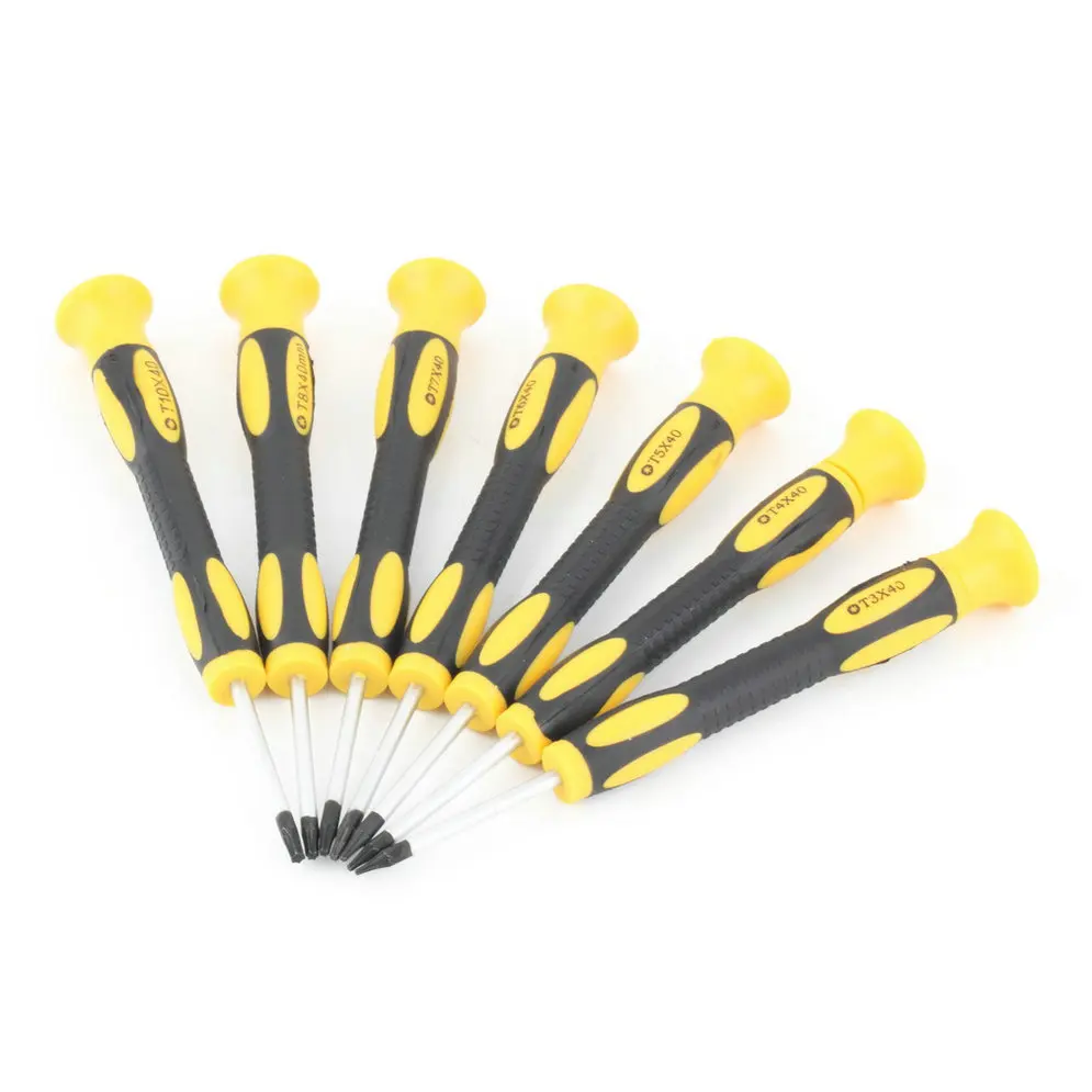 12Pcs Screwdriver T3-T10 Tweezer Set Repair Cellphone Tablet Pry Tool Kit