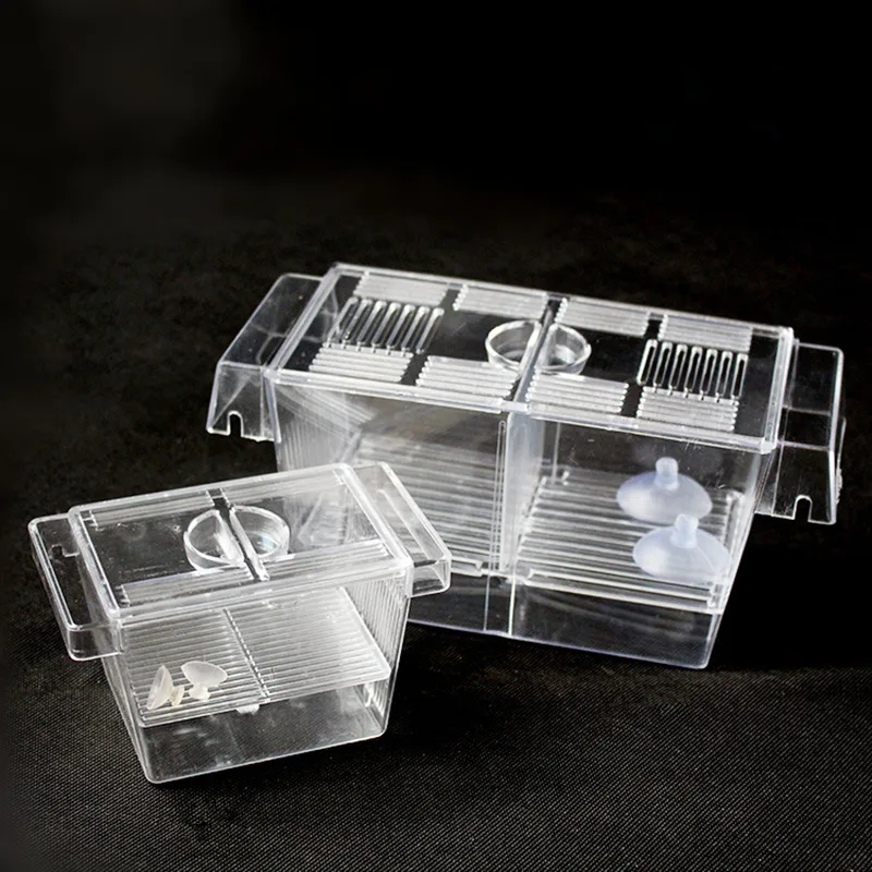

Aquarium Fish Breeding Box Rearing Hatchery Splits Fish Tank Turtle Reptile House Pet Fish Tank Guppy Double Breeding Breeder