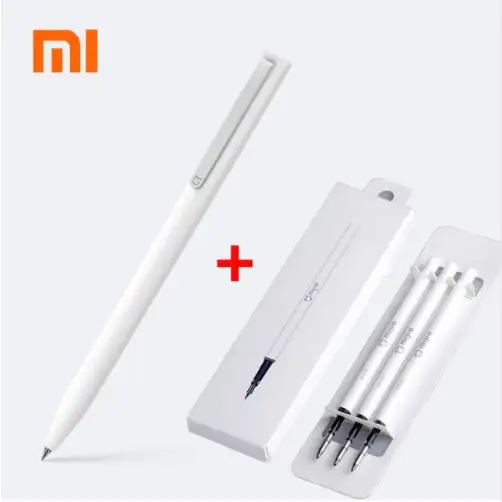

Original Xiaomi Mijia Sign Pens 9.5mm Signing Pens PREMEC Smooth Switzerland Refill MiKuni Japan Ink add Mijia Pens Black Refill