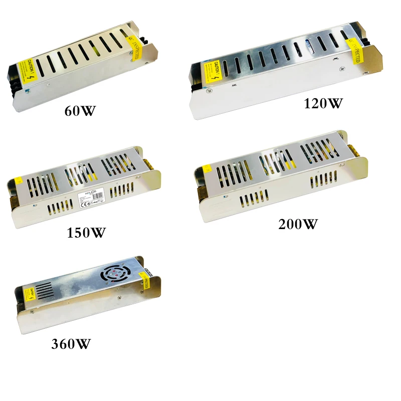 AC200VTODC12V 25W 60W 100W 120W 150W 200W 250W 360W Switching Power Supply Source Transformer SMPS | Лампы и освещение