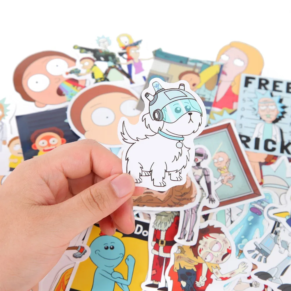 35Pcs/lot Rick and Morty Funny Sticker [ Pack of 3 ]