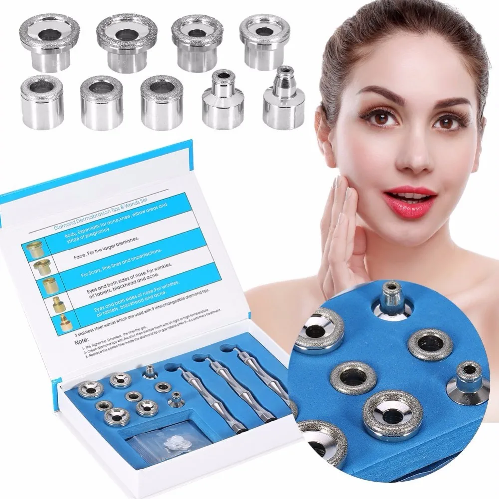 Buy 9 Tips+3 Wands Diamond Dermabrasion