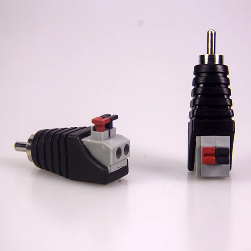 30 шт. RCA plug AV балун терминалы аудио видеонаблюдения адаптер|Соединители| |
