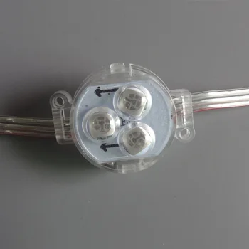 

30mm diameter; 12V;UCS1903;addressable led smart module;0.72W;RGB full color;transparent cover
