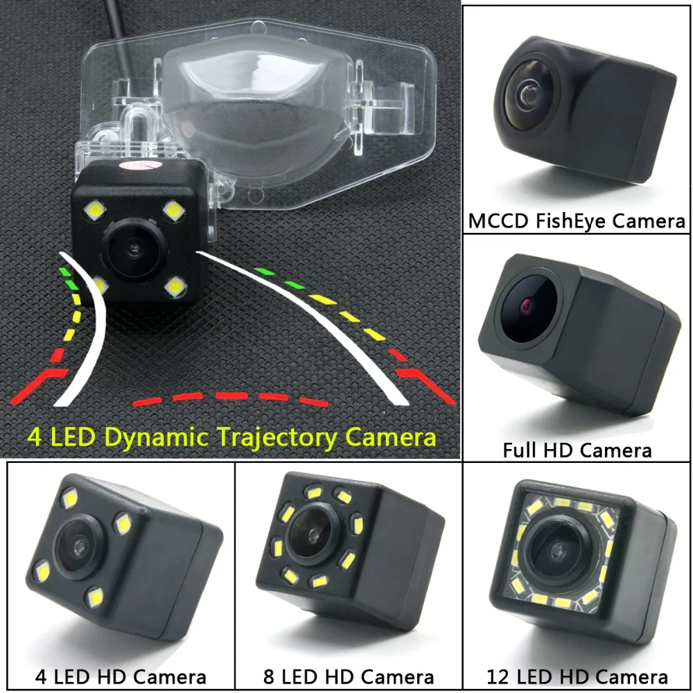 

Dynamic Trajectory Car Rear View Backup Reverse Wireless Camera For Honda CRV CR-V Accord Fit Jazz Odyssey Crosstour HRV CRZ CRX