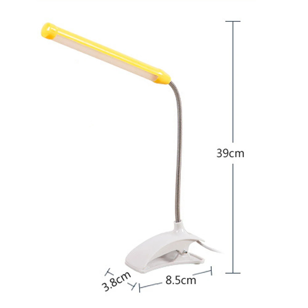  USB Led Desk Lamp With Clip Flexible Table Lamp For Bedside Book Reading Study Office Work Children - 33046319100