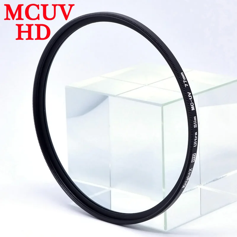 KnightX MC UV MCUV CPL ND Star фильтр для объектива камеры фильтр для canon nikon 49 мм 52 мм 55 мм 58 мм 62 мм 67 мм 72 мм 77 мм colse up Macro - Цвет: HD MCUV