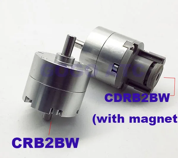 Высокое качество роторный привод один лопасти CRB2BW/CDRB2BW10-90/180 s 90 180 270 Вращающийся Угол Двойной вал роторный воздушный цилиндр