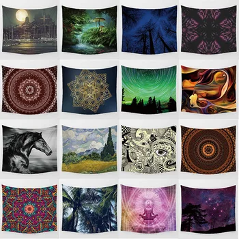 

Hot sale large high-definition mandala forest large tapestry wall hanging tapestry mixture styles wall tapestry