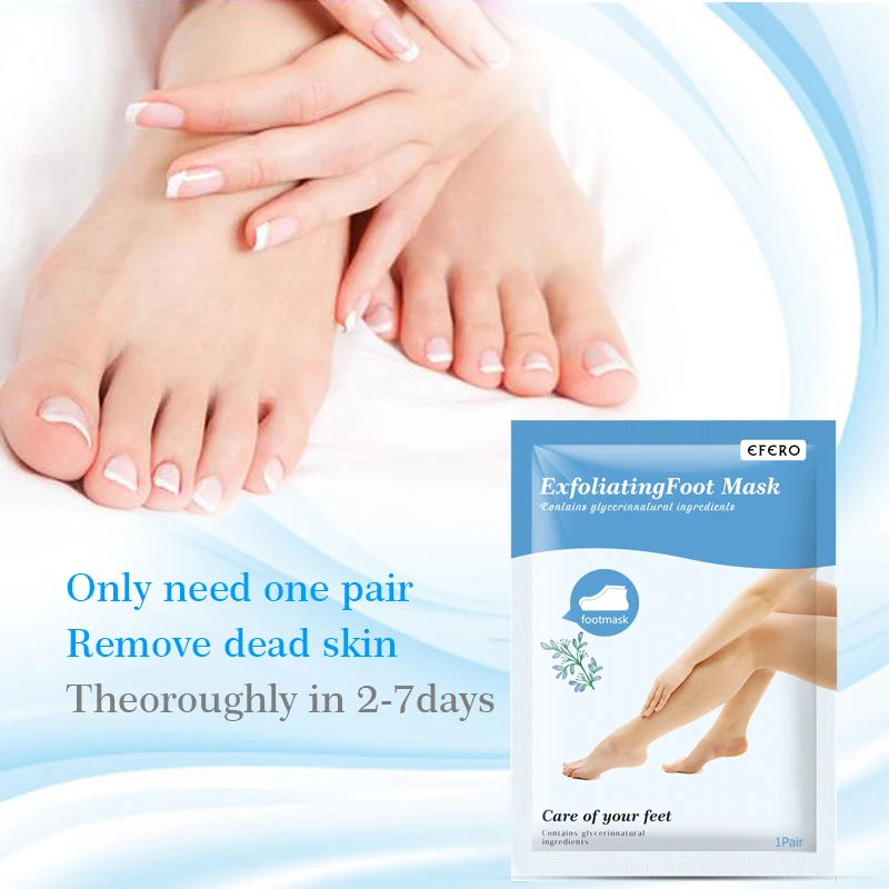 Cuidados com a Pele Máscara para Pés Meias para Pedicure Efero Pces Par Pés Peel Máscara Remover Mortos Suave Esfoliante pé Spa 24 = 12 10 mortos suave esfoliante pé máscara para pés spa meias para pedicure