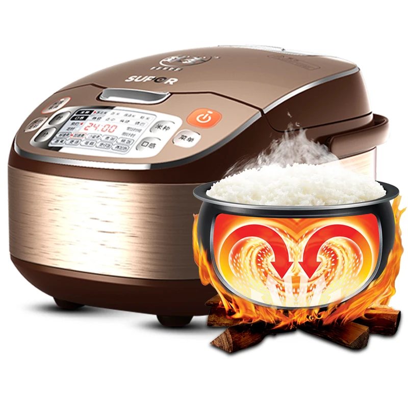 

Intelligent Rice Cooker Rice Cooker 3-6 People Reservation Micro-computer Type Ball Tank Liner 4L Capacity